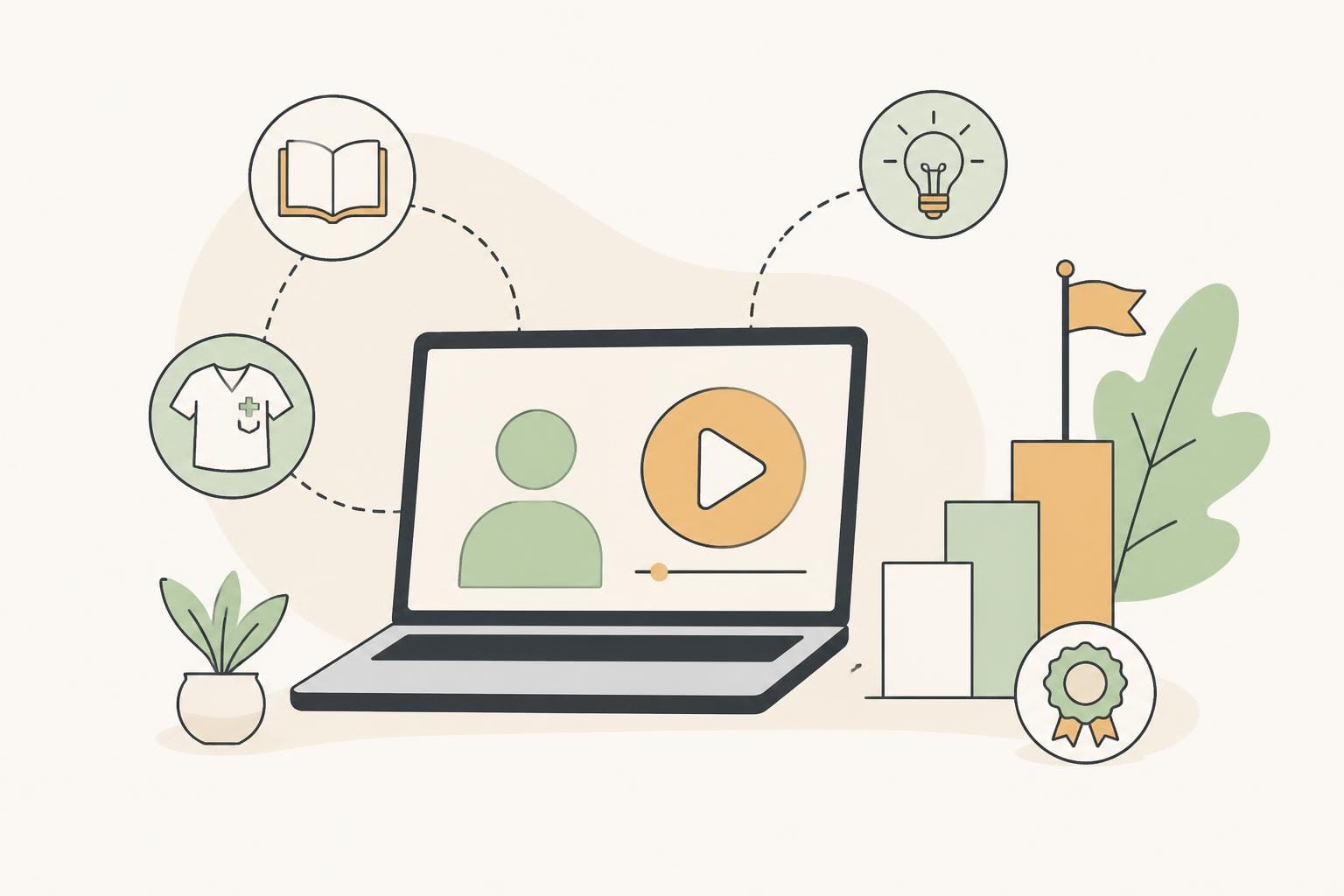 Illustration zum Beitrag: E-Learning, was ist das?