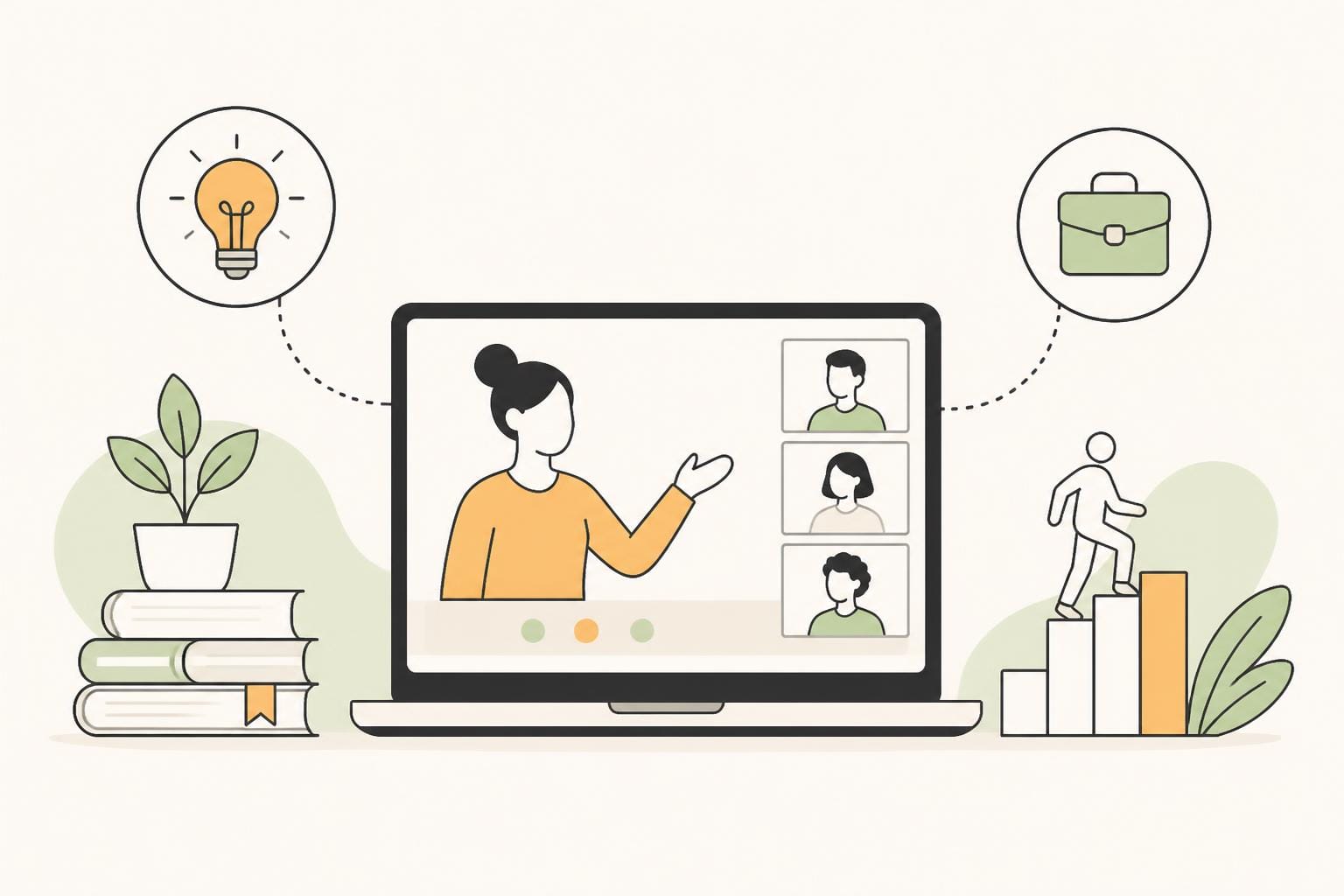 Illustration zum Beitrag: Webinar, was ist das?