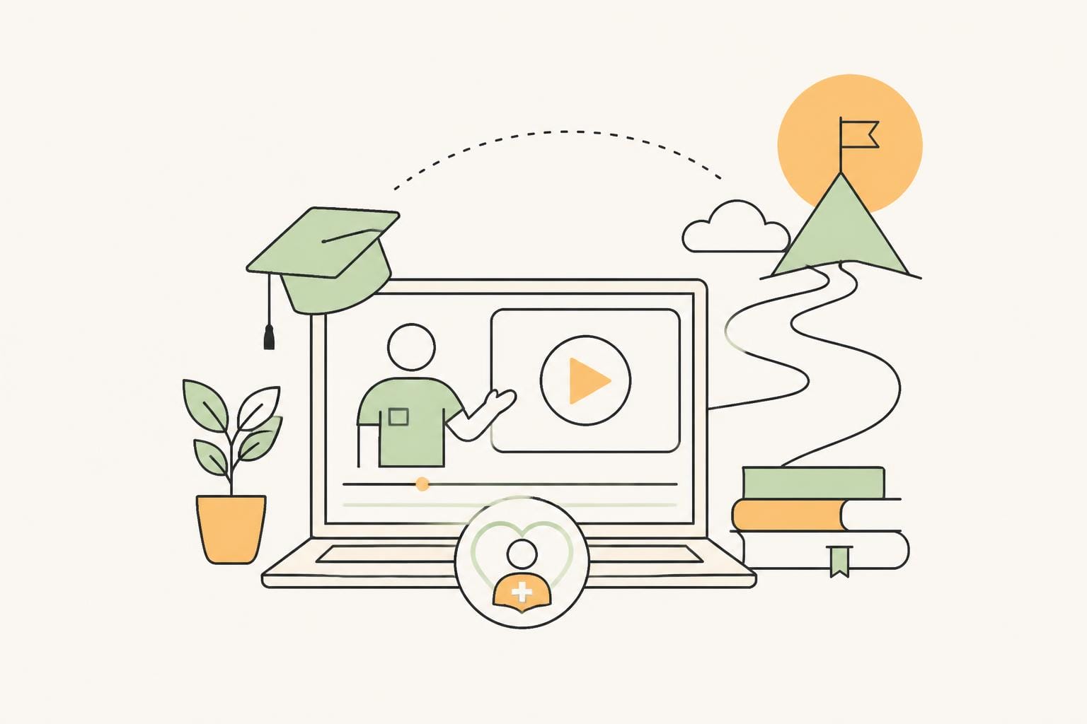 Illustration zum Beitrag: E-Learning – so einfach wie noch nie!