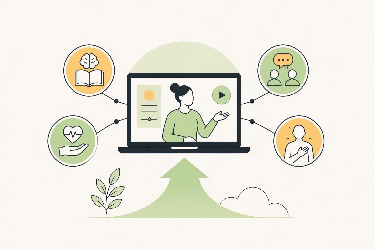 Illustration zum Beitrag: Vorteile von Lernplattformen für Hard- und Soft-Skills