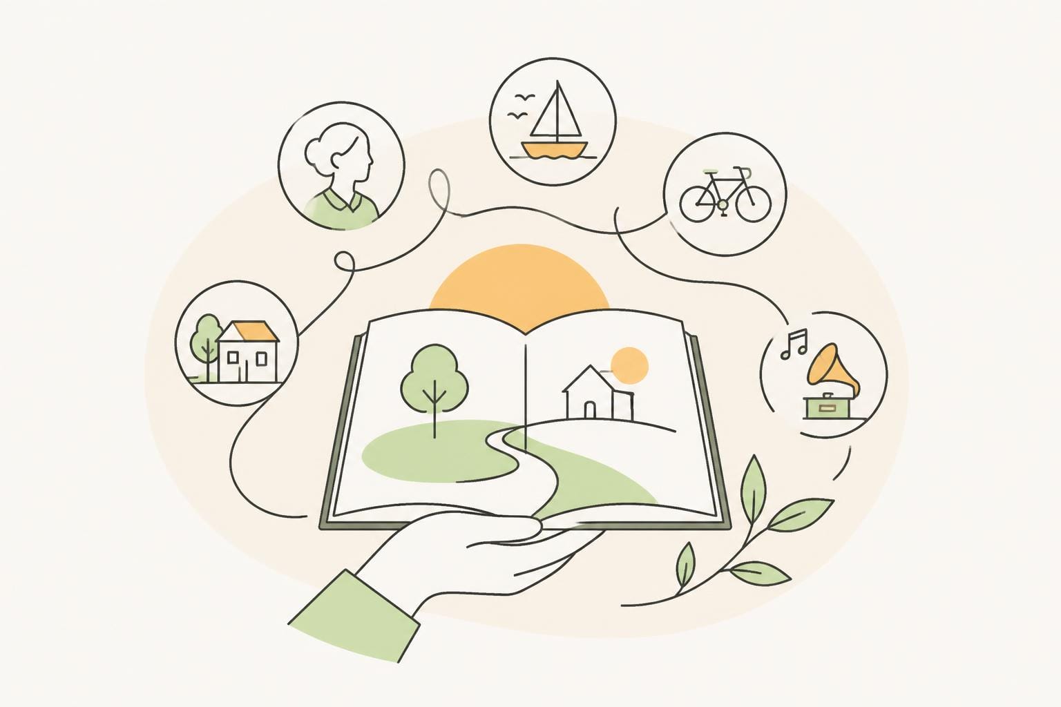 Illustration zum Beitrag: Biografiearbeit in der Altenpflege- Teil 1