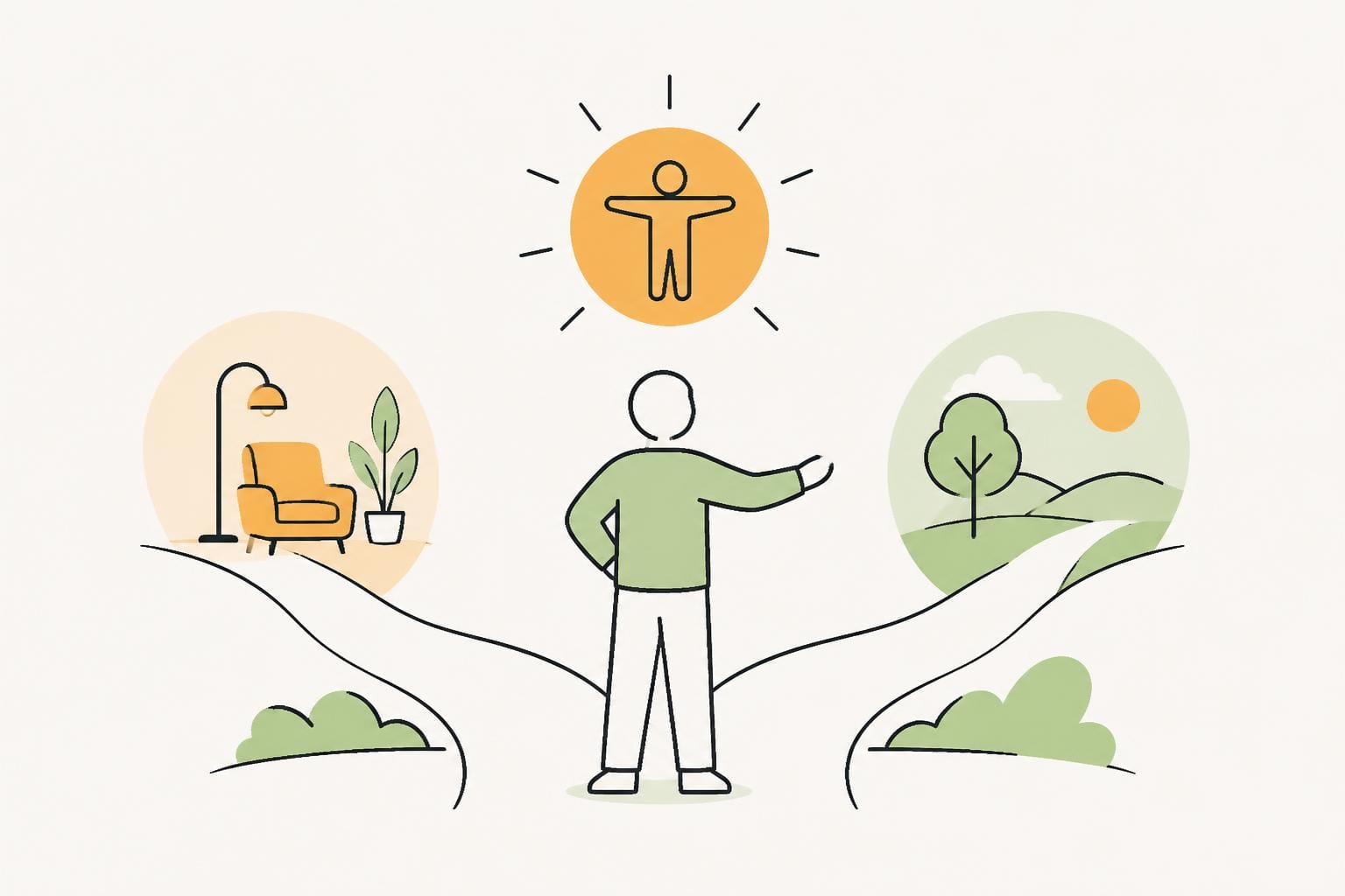 Illustration zum Beitrag: Selbstbestimmung-immer wieder ein Thema (Teil1)