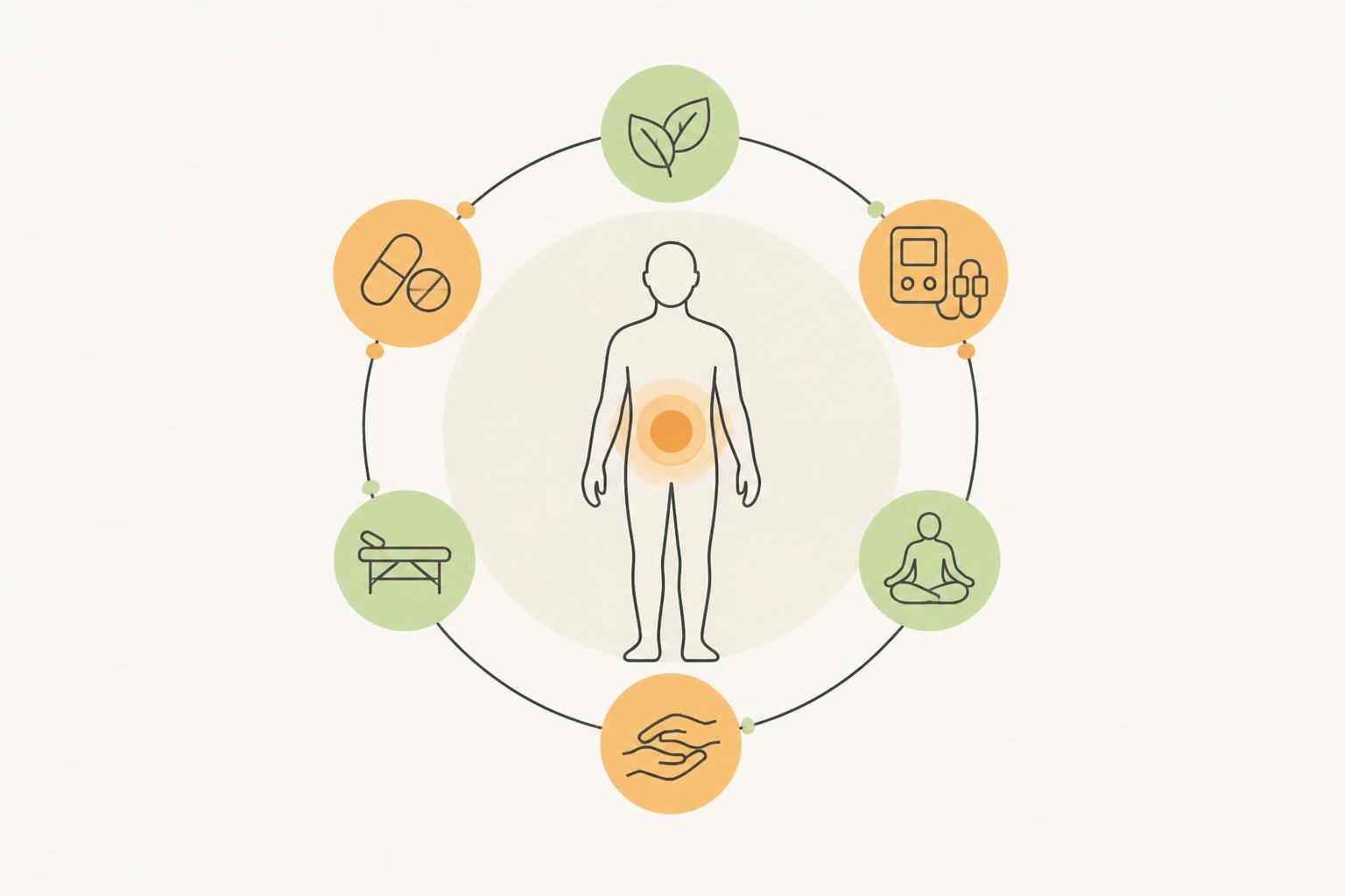 Illustration zum Beitrag: Multimodale Schmerztherapie