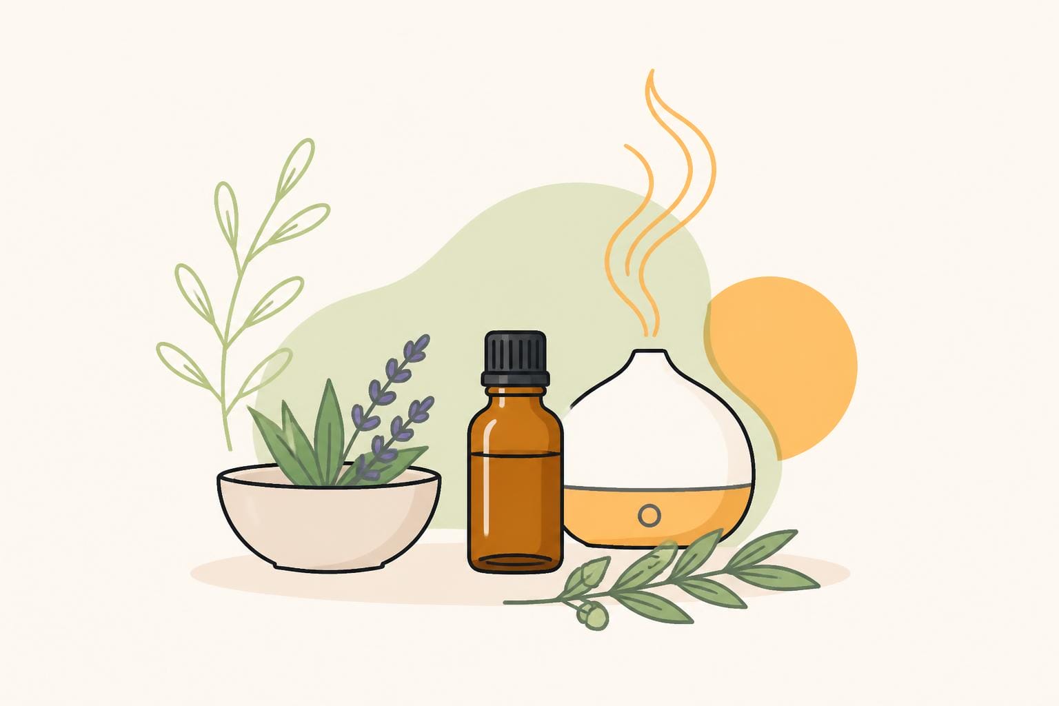 Illustration zum Beitrag: Aromatherapie in der Pflege
