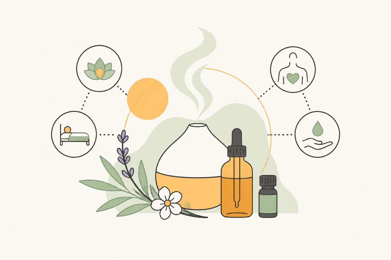 Illustration zum Beitrag: Anwendungsmöglichkeiten der Aromatherapie in der Pflege