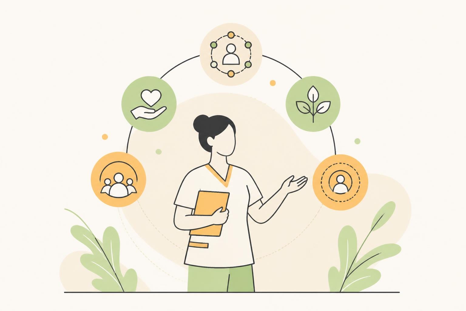 Illustration zum Beitrag: Modelle und Theorien in der Pflege – Theoretikerinnen in Kurzdarstellung