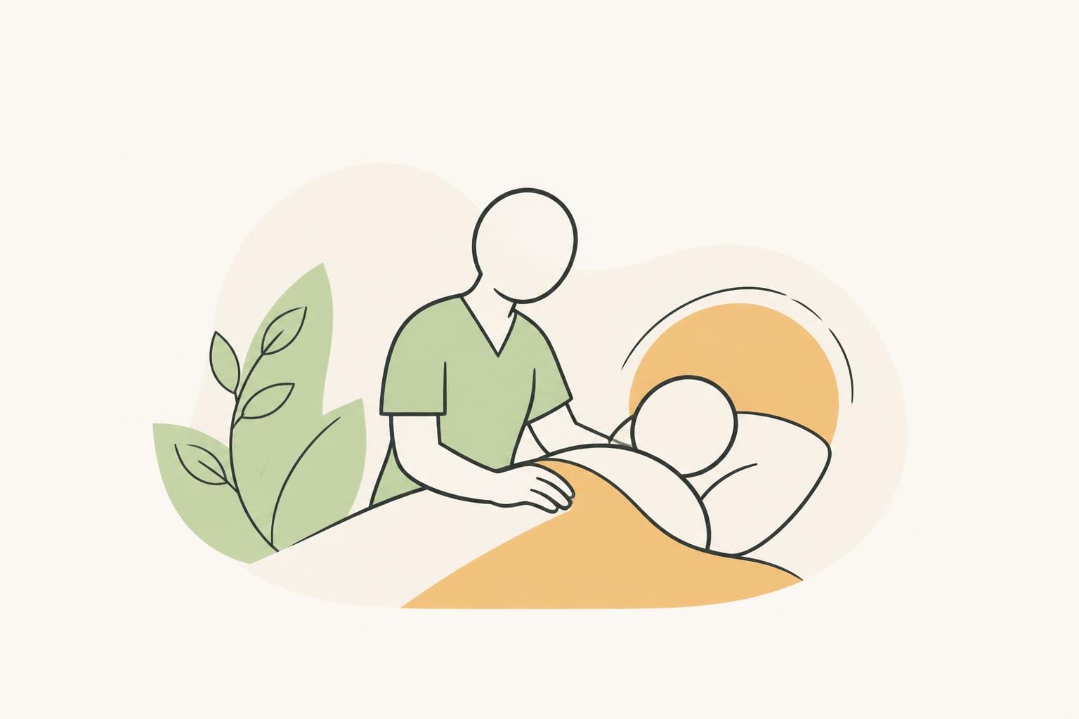 Illustration zum Beitrag: Pflege bei Schmerzen Teil 1 – ein (persönlicher) Erfahrungsbericht