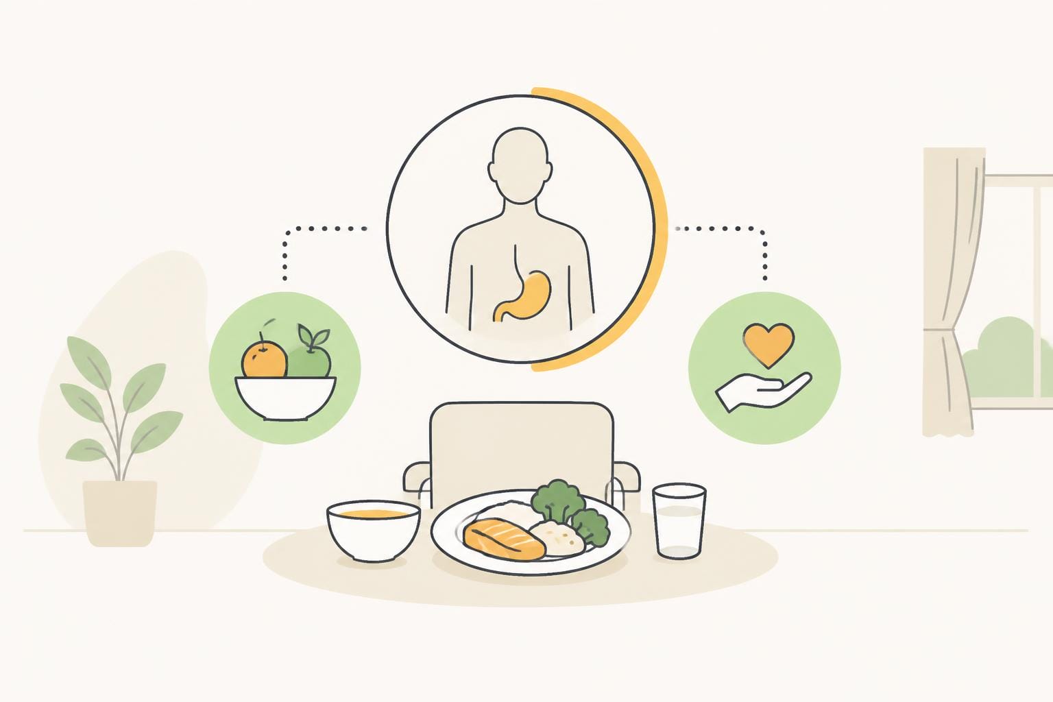 Illustration zum Beitrag: Mangelernährung – Ein wichtiges Thema in Pflegeheimen