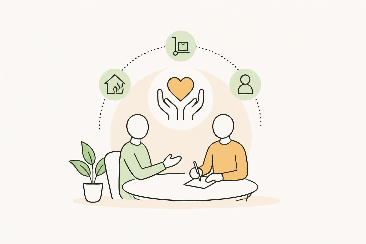 Illustration zum Beitrag: Pflegeberatung Teil 2