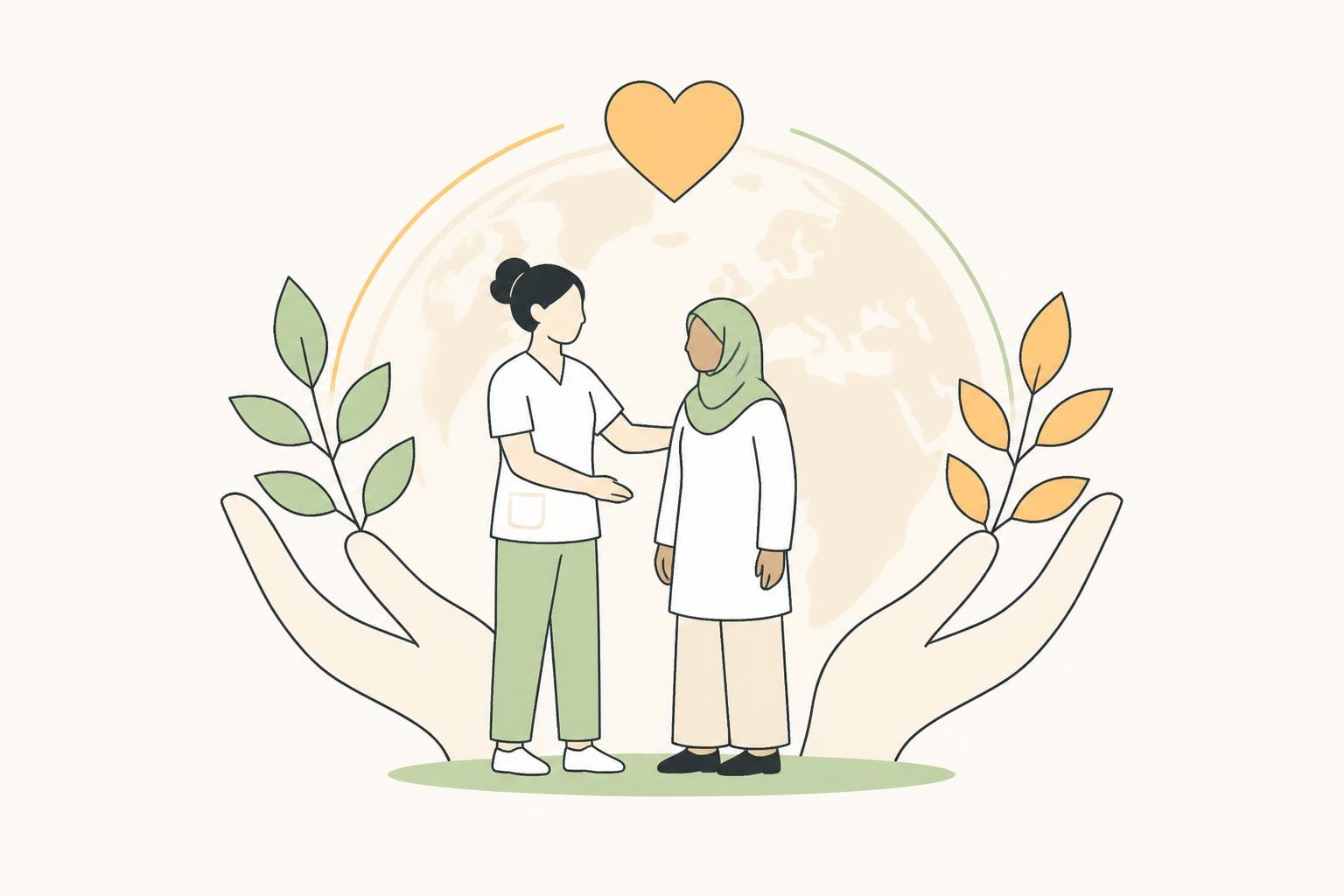 Illustration zum Beitrag: Warum ist kultursensible Pflege wichtig?