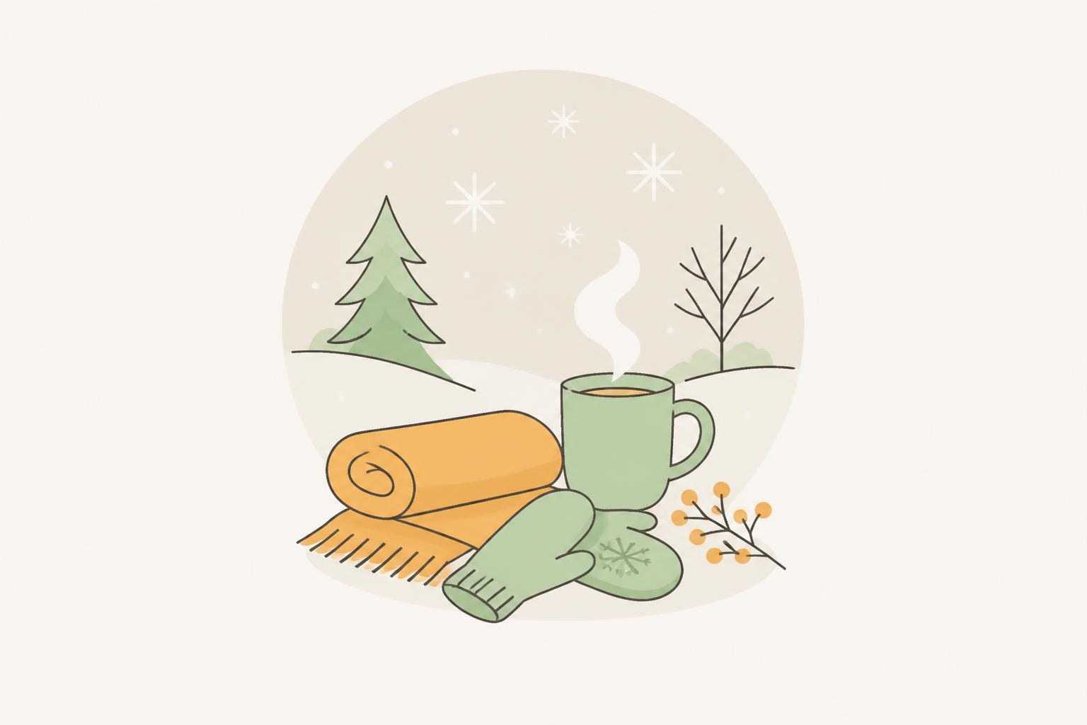 Illustration zum Beitrag: Winterzeit