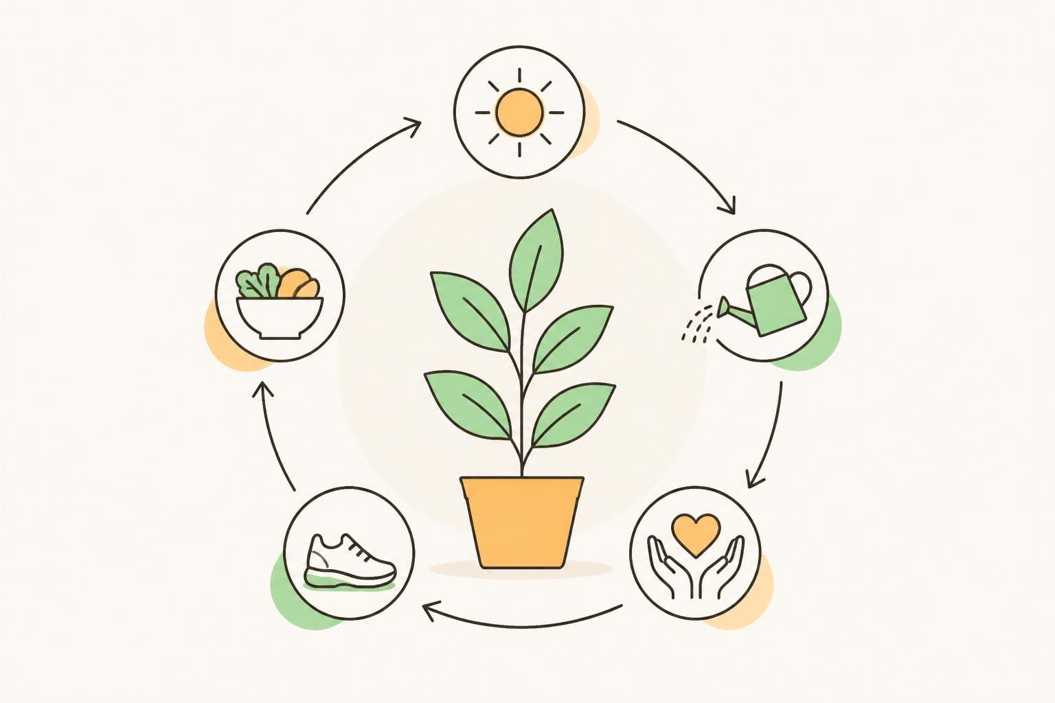 Illustration zum Beitrag: Neue Gewohnheiten schaffen